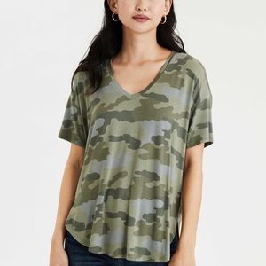 AEO Camo Soft & Sexy Relaxed Tee